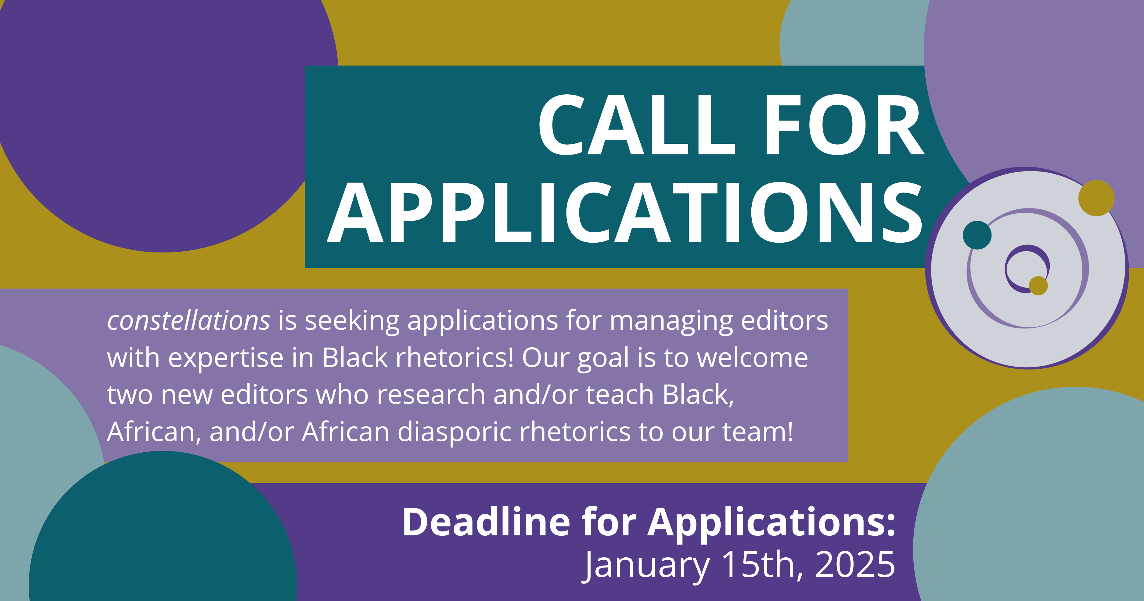 call for applications
